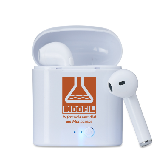 Fone de Ouvido Bluetooth com Case Carregador