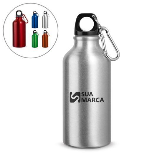 Garrafa esportiva em alumínio 400 ml