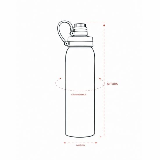 Garrafa Inox 800ml