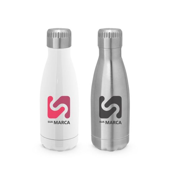 Garrafa Amorti S para Sublimação em Aço Inox com Parede Dupla 380ml