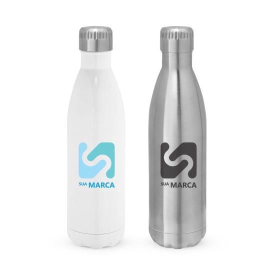 Garrafa Amorti L para Sublimação em Aço Inox com Parede Dupla 800ml