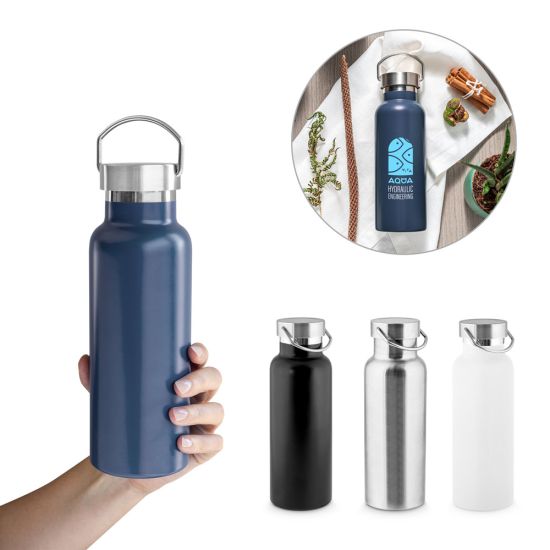 Garrafa térmica em aço inox