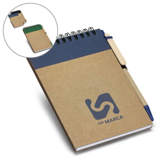 Kit Caderno e Caneta Esferográfica Ringord