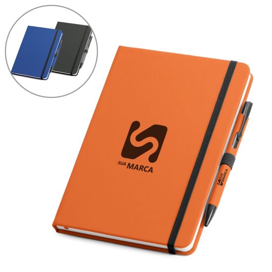 Kit Caderno e Caneta Esferográfica Shaw