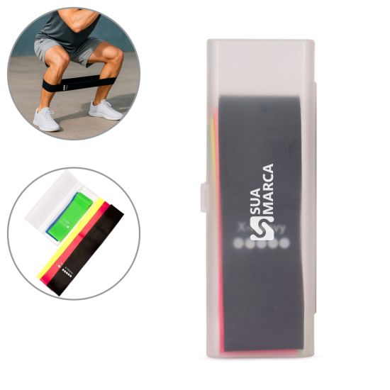 Kit Faixas de Yoga 5 Peças