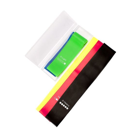 Kit Faixas de Yoga 5 Peças