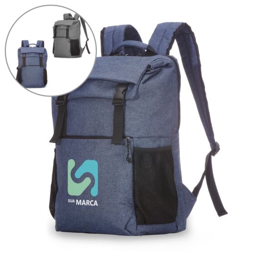 Mochila Grande em Tecido Poliéster