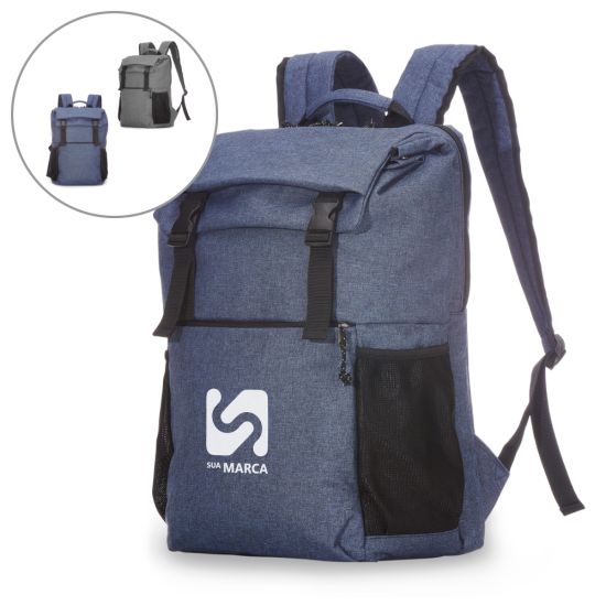 Mochila Grande em Tecido Poliéster