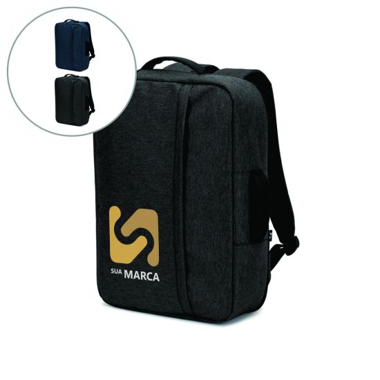 Mochila para notebook 15.6" Niamey em Poliéster Reciclado 300D