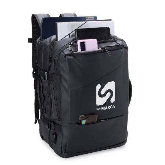 Mochila de Couro Sintético 36 Litros