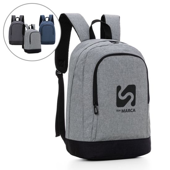 Mochila Poliéster com Compartimento para Notebook até 14 polegadas