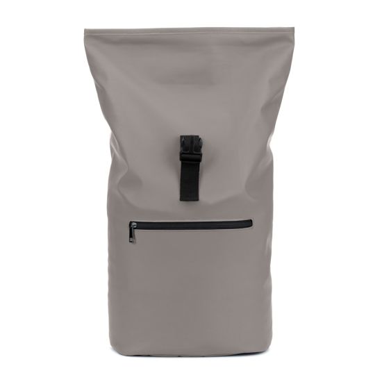 Mochila "Roll Top" em PU com Bolso para Notebook (16")