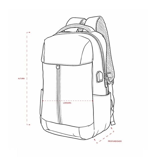 Mochila Poliéster 20L