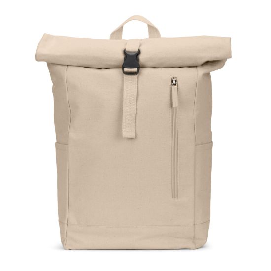 Mochila "Roll Top" em Algodão Reciclado e Poliéster Reciclado (380 g/m²) - SAINT