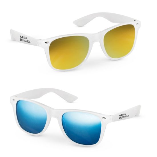 Óculos de Sol em PC com Armação Translúcida Mecong