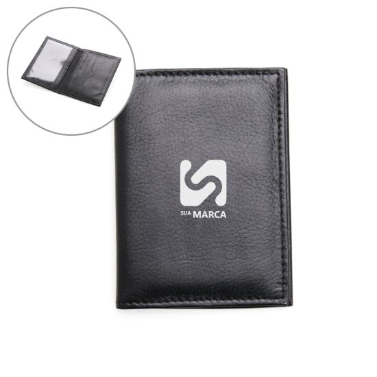 Porta-cartão Couro
