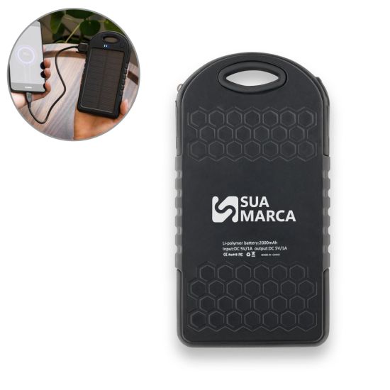 Power Bank Bateria Portátil Solar Day