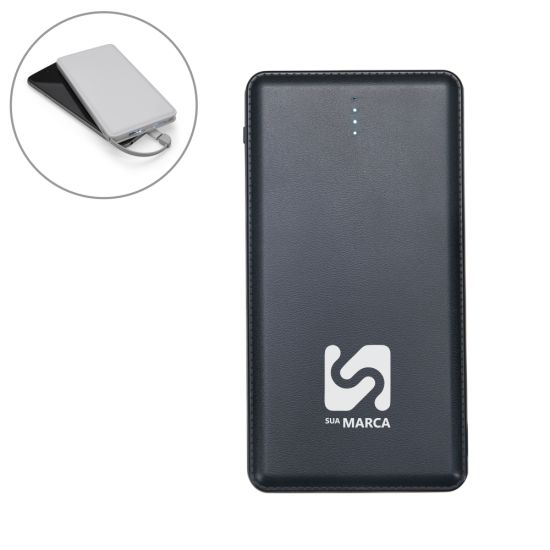 Power Bank Bateria Portátil Slim