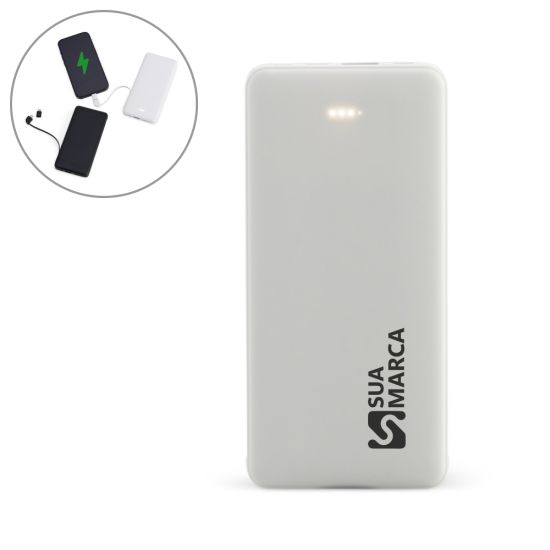 Power Bank 10.000mAh com Indicador LED