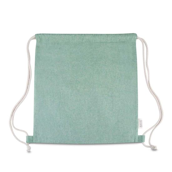 Sacola/Mochila em algodão mescla reciclado 140g/m²