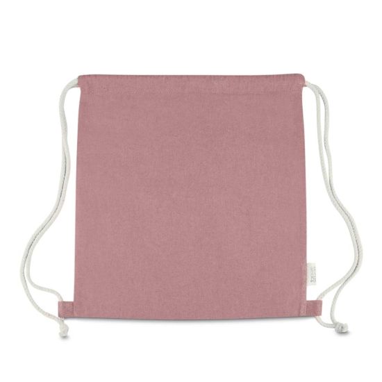 Sacola/Mochila em algodão mescla reciclado 140g/m²