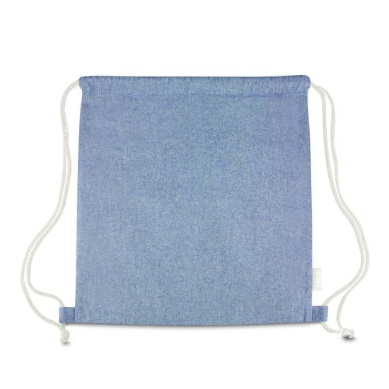 Sacola/Mochila em algodão mescla reciclado 140g/m²