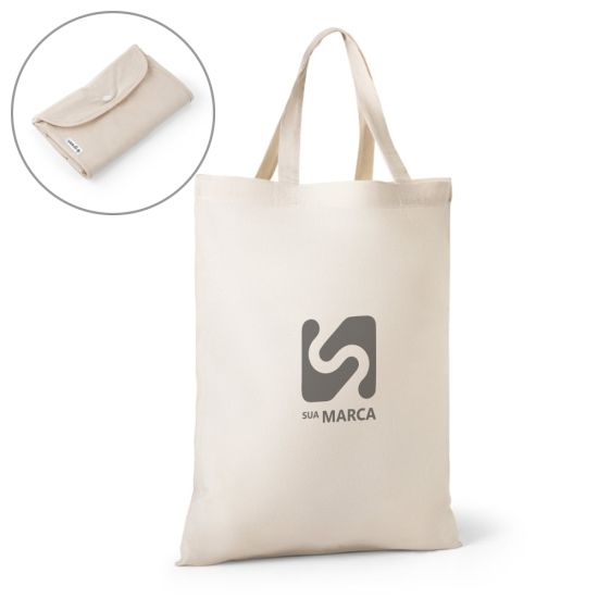 Sacola com algodão reciclado