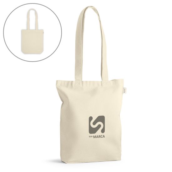 VALÊNCIA. Sacola em algodão reciclado (140 g/m²)