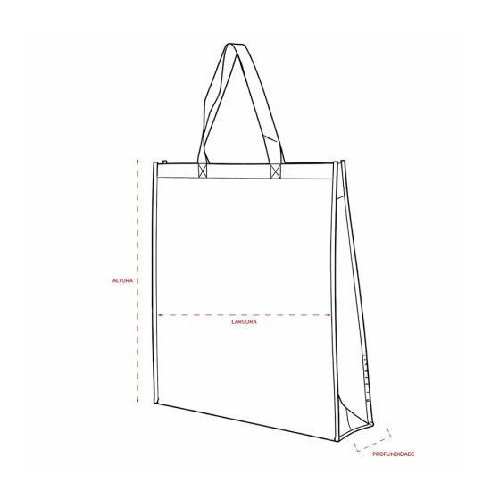 Sacola TNT Metalizado