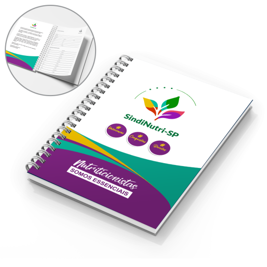 Caderno Capa Dura Sob Medida – 15x21 cm