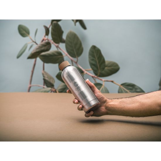 Squeeze Daley em Aço Inox de Parede Simples 760ml