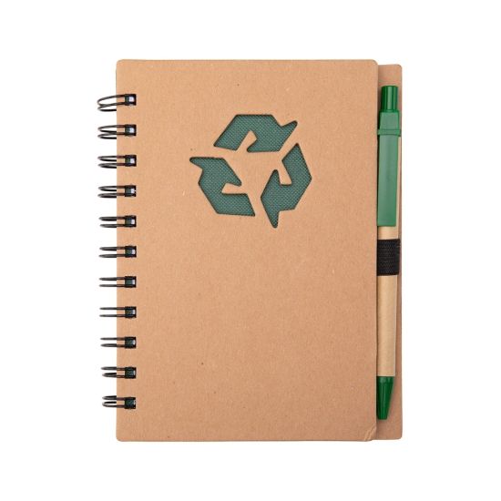 Caderno Ecológico com Caneta