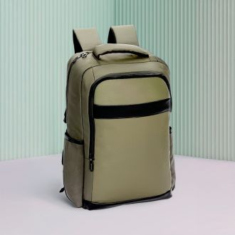 Mochila Couro Sintético USB 21 Litros