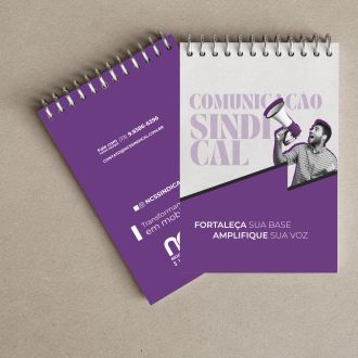 BLOCO DE ANOTAÇÕES COM WIRE-O – 15 x 21 cm