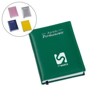 Agenda Compacta Metalizada Lisa