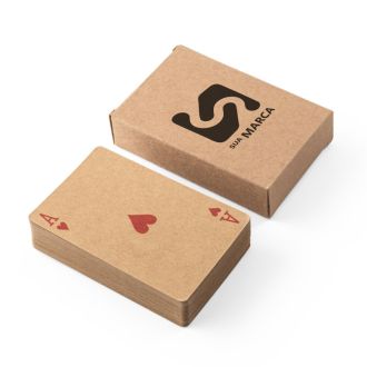 Baralho de 54 Cartas Clássicas em Papel Kraft Fisher