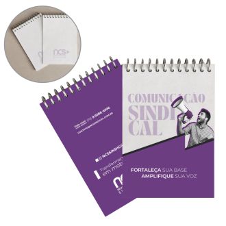 BLOCO DE ANOTAÇÕES COM WIRE-O – 15 x 21 cm