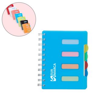 Caderno Pequeno com Divisórias