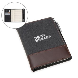 Bloco de Anotações com Suporte para Caneta