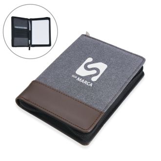 Bloco de Anotações com Suporte para Caneta