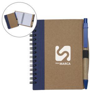 Bloco de Anotações com Caneta