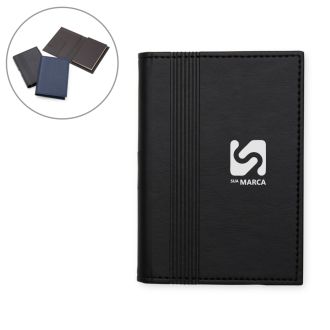 Bloco de Anotações com Porta Caneta