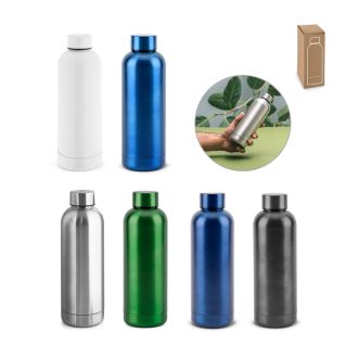ODIN METTALIC. Squeeze em aço inox 550ml