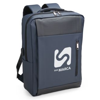 Mochila PU Impermeável Antifurto 22L