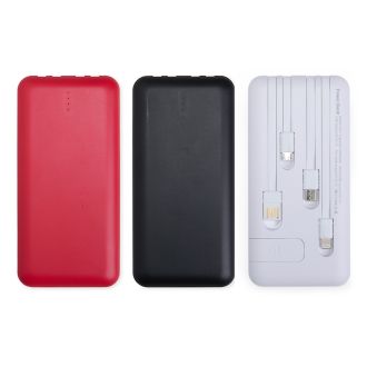 Power Bank 10.000mAh com Lanterna e Multissaídas