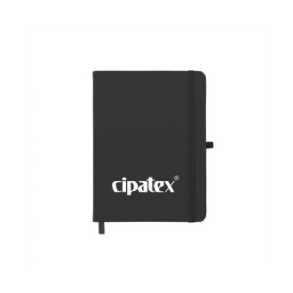 Caderneta tipo Moleskine com Porta Caneta