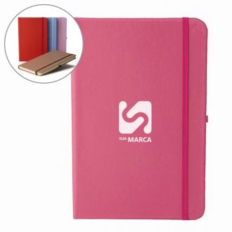 Caderneta em Couro Sintético