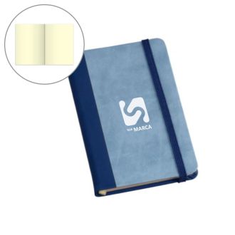 Caderneta Pequena tipo MOLESKINE capa com Recorte Sem Pauta