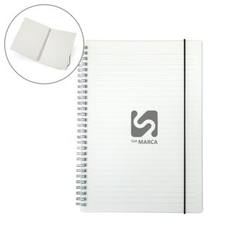 Caderno B5 Plástico