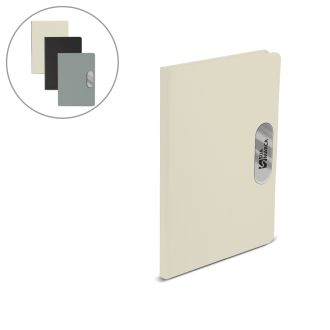 Caderno em PU com Placa em Metal